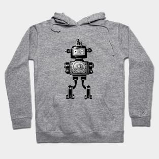 Portrait Of A Robot 6 Cyberpunk Artwork Hoodie